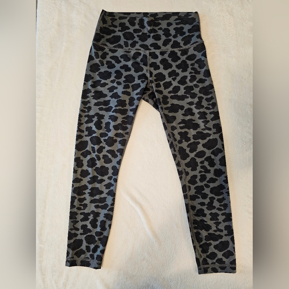 Lululemon High Times Pant *Full-On Luxtreme Cherry Cheetah Dark Slate Black 8